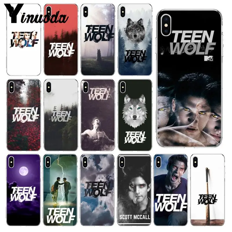 

Yinuoda Teen Wolf Pattern Soft Phone Accessories Cell Phone Case for Apple iPhone 8 7 6 6S Plus X XS MAX 5 5S SE XR Cellphones
