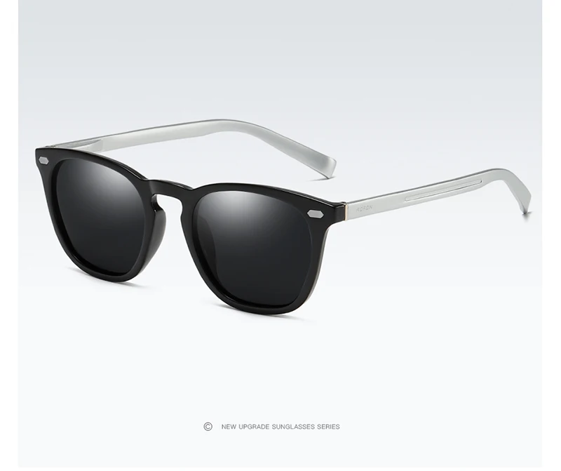 Поляризованные очки Aoron для мужчин/женщин, классические модные солнцезащитные очки tr, алюминиевая оправа магния, UV400 Солнцезащитные очки
