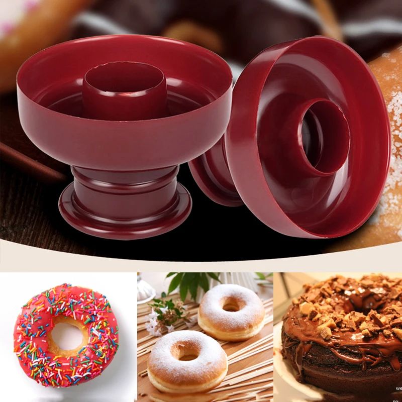 Donuts Maker Mold Food Grade Plastic Doughnuts Maker Cutter Fondant