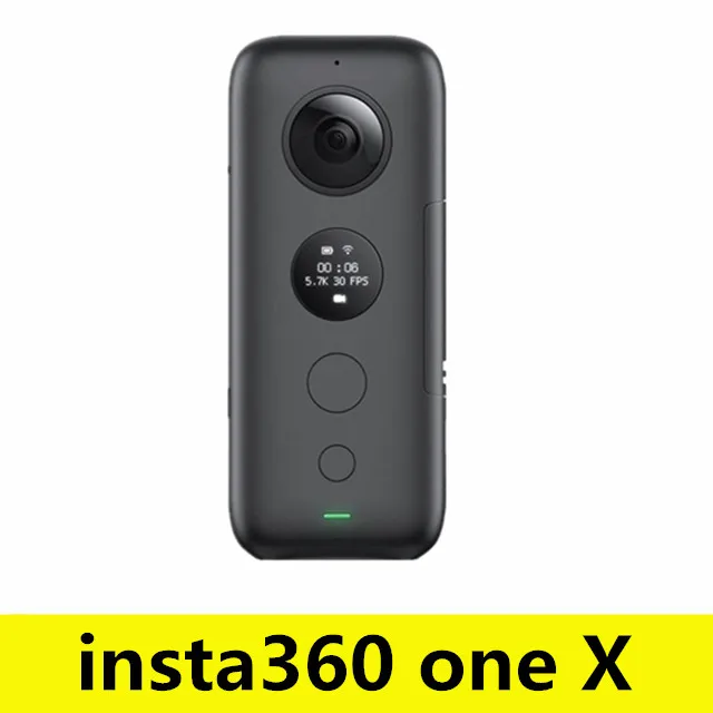 Insta360 EVO 3D видеокамера для панорамной Камера 5,7 K видео Insta 360 Мини камеры для андроид iPhone XS/XS Max/XR/iPhone X/8/8 Plus/7/7 plus/6s/6s Плюс/SE - Цветной: Kit G Insta360 one x