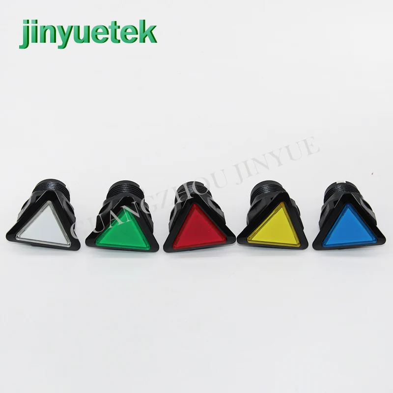 

Triangle Push Button Arcade kit Buttons LED stop start micro Switch 5V Illuminated 5 Colors Buy in combination