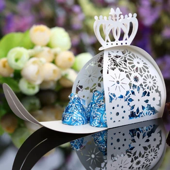

Paper Ribbon Gift Box Christmas Wedding Food Container Creative Craft Festival Packaging Candy Boxes Portable Party Decor