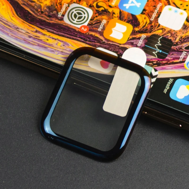

For Apple Watch iWatch Series 1/2/3/4/5 9H 3D Curved Full Coverage Tempered Glass Screen HD Protective Film 38/ 42/40/44mm