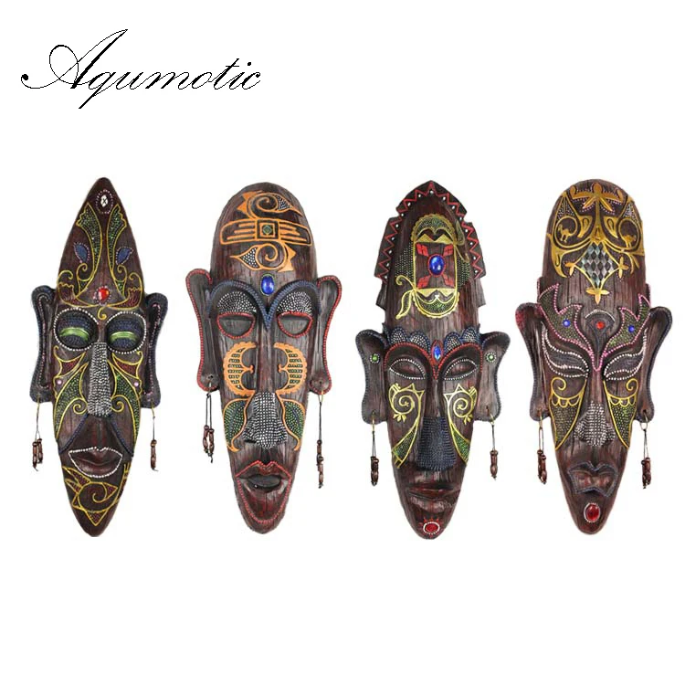 Aqumotic Wall Hanging African Mask Wall Decor 3d Tribe Mask Manual