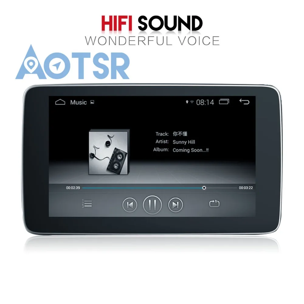 Discount The Pure Android Car DVD player For Mercedes Benz  C GLC V 2014-2018 GPS auto Radio multimedia headunit tape recorder car pad 2
