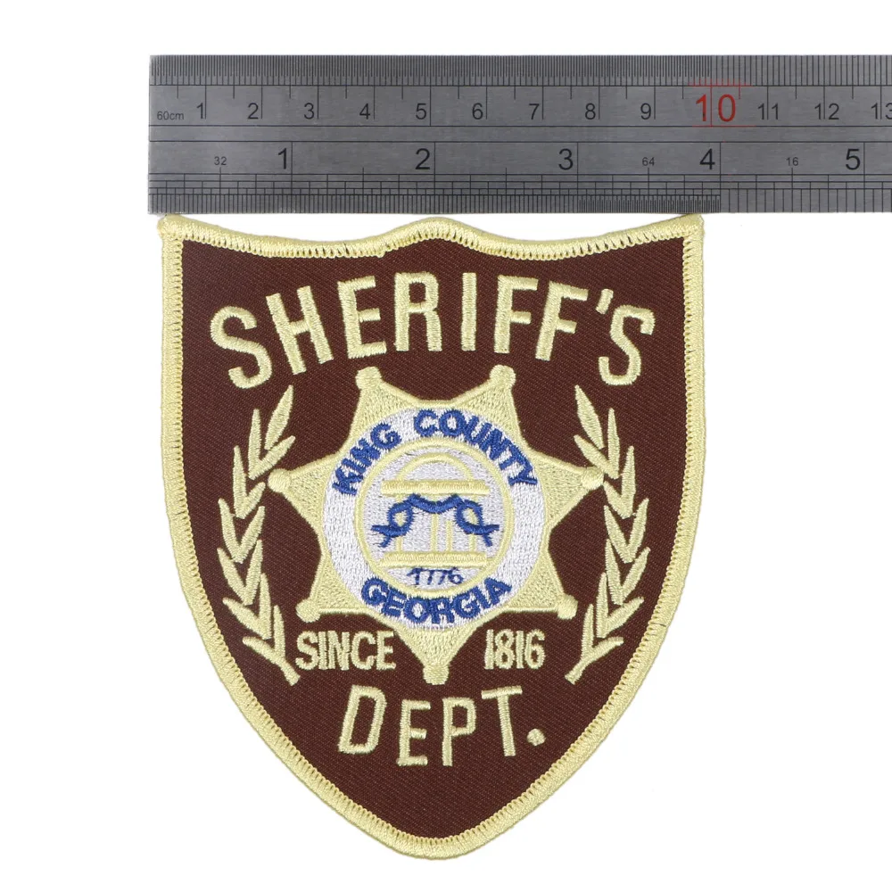 Ходячие мертвецы король кантри канцлер DEPT. Нашивка на плечо 34230|dept|shouldershoulder patches |