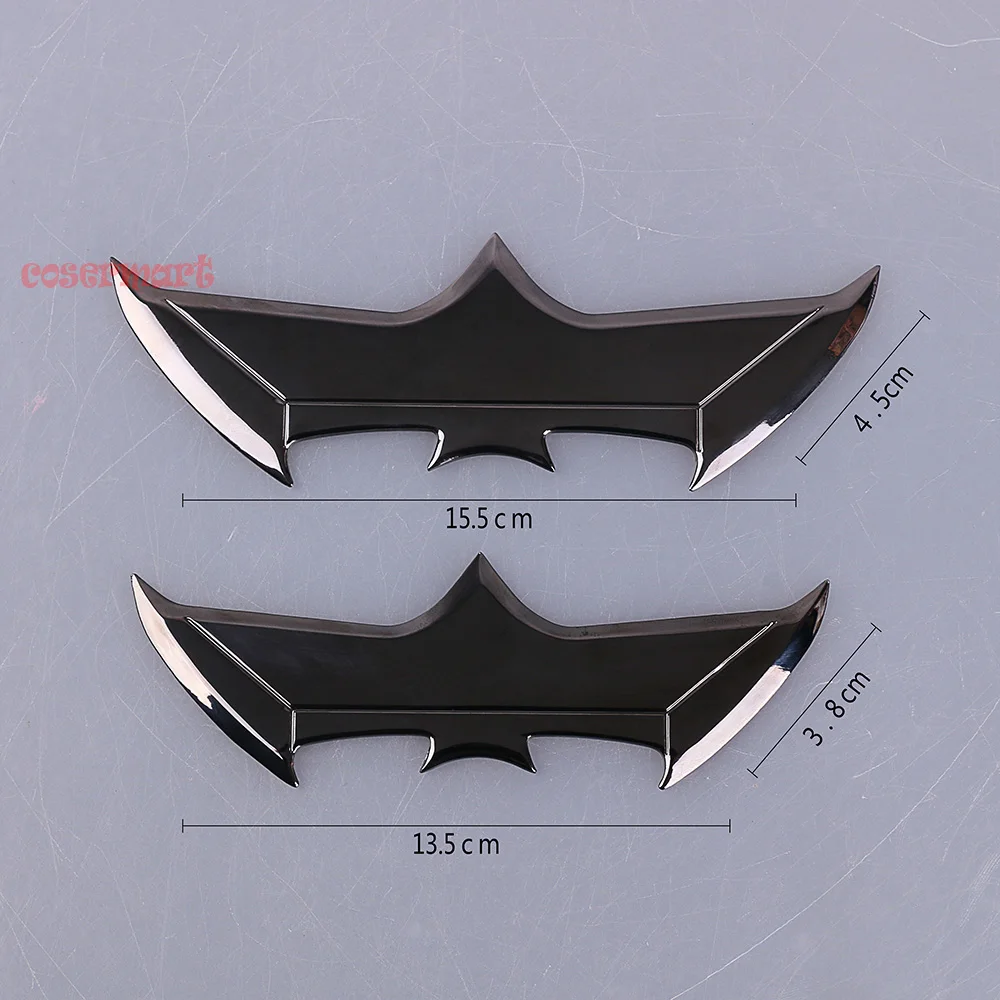 2017 Movie Justice League Batman v Superman Dawn Of Justice Arma Metal Bat Darts Cosplay Prop Accessories (5)