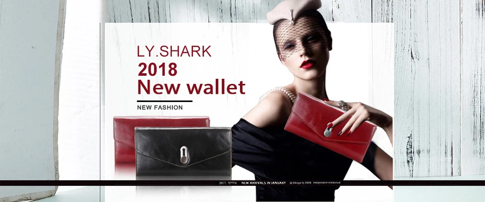 LY.SHARK, фирменный дизайн, кошелек для монет, натуральная кожа, женские кошельки, Женский держатель для карт, длинный женский клатч, кошелек с карманами для телефона, красный цвет