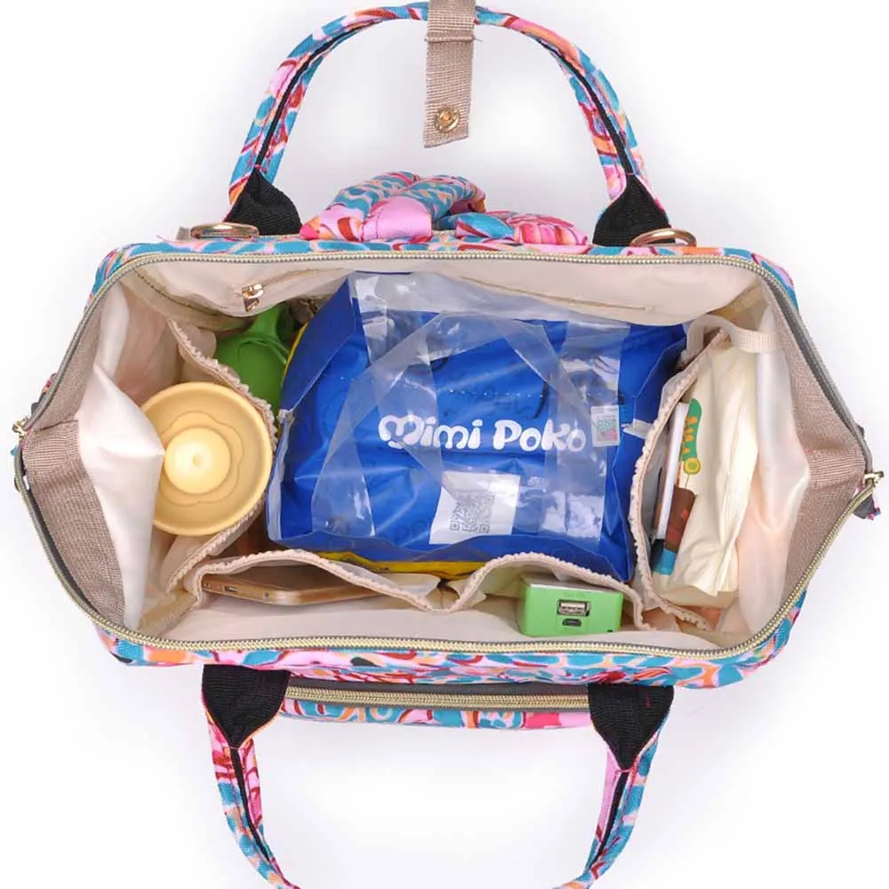 Бренд Дизайнер Мумия Материнство подгузник мешок большой емкости Детские пеленки мешок путешествия рюкзак кормящих мешок для ухода за младенцем
