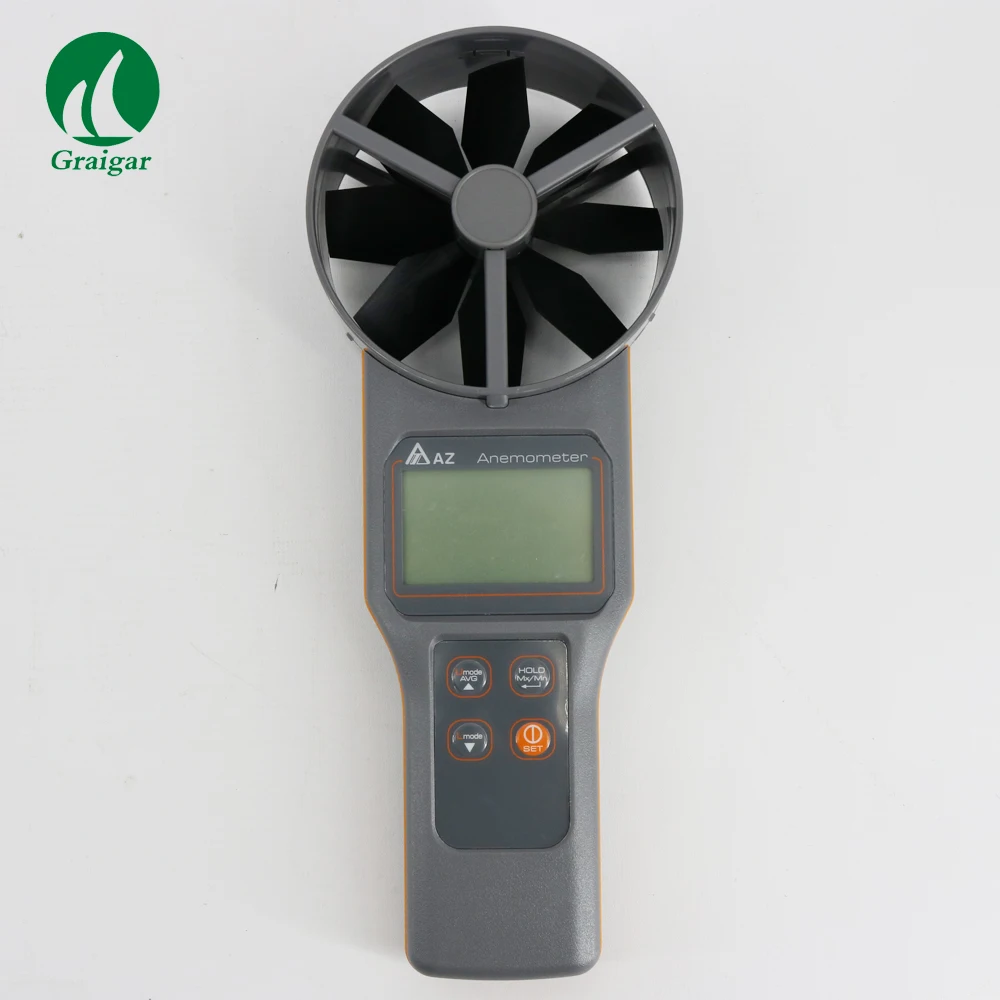 

Anemometer Wind Speed Meter AZ8916 Air Flow Air Volume Temp Humidity Measuring