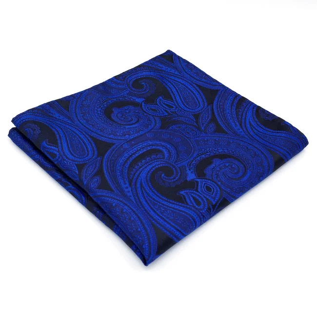 Сплошной геометрический классический мужской, карманный, квадратный шелковый свадебный платок для жениха - Цвет: BH7