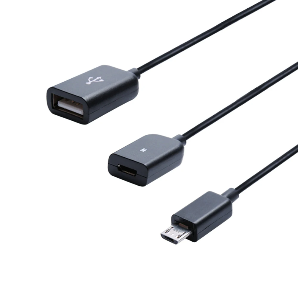 CHYI 4 порта USB 2,0 концентратор 4 в 1 микро USB хост OTG кабель зарядный концентратор Шнур адаптер сплиттер для Android телефон планшет Usb накопители