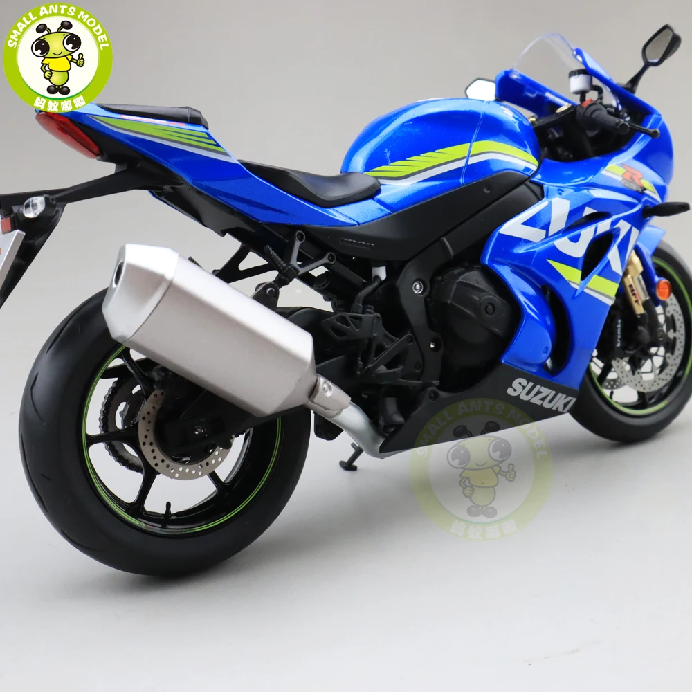 1/12 Suzuki подлинный GSX-R 1000R Литая модель мотоцикла игрушки для мальчиков и девочек Коллекция подарков