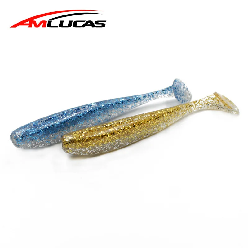 Amlucas 10 шт. рыболовные приманки искусственные 65 мм 1 7g Easy Shiner от джиг Карп Рыбалка