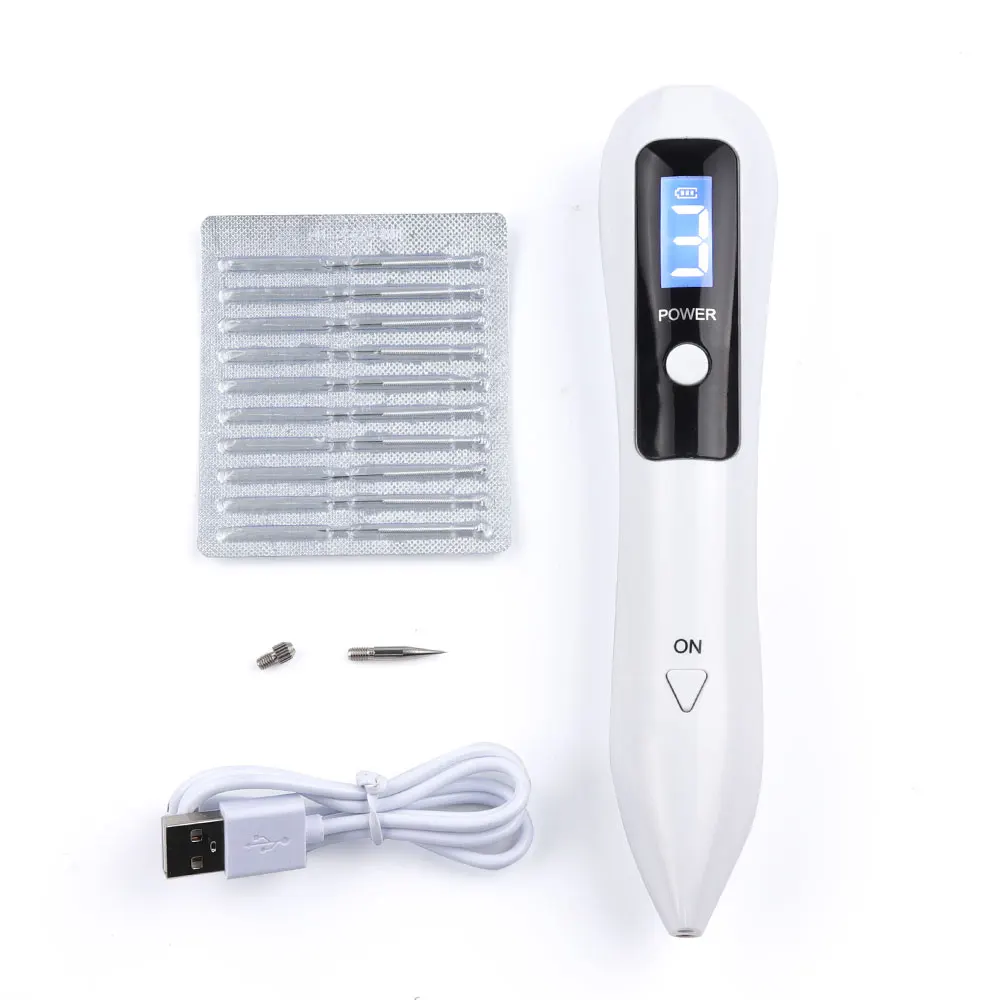 Removedor de Sarda Remoção de Toupeira Removedor de Manchas Salão de Beleza Laser Plasma Caneta Máquina Escuras Pele Verruga Tag Tatuagem Remaval Ferramenta Lcd 18 Beleza e saúde