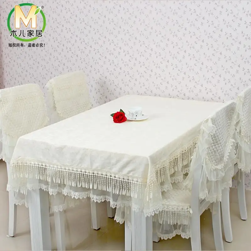 Модная сетчатая скатерть, качественный обеденный стол, чехол на стул, набор подушек, ткань