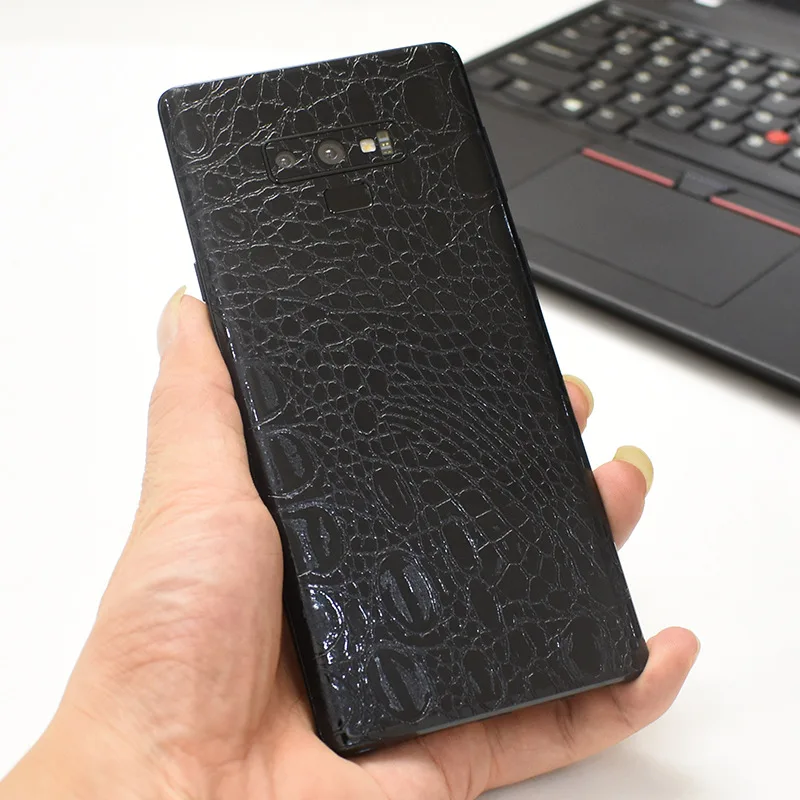 Крокодил Змеиный узор задняя пленка для samsung Galaxy Note 9 мобильного телефона