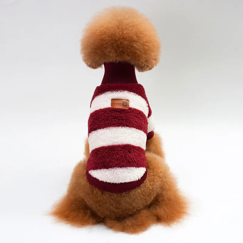 Sweet Soft And Cozy Dog Sweater Pet Jackets Warm Sweater Kawaii Pug Coat Puppy Clothes Fleece Winter Coats For Small Dog Cats
