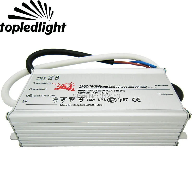 Ip67 Waterproof Lighting Transformers 10 Series 7 Parallel Connection