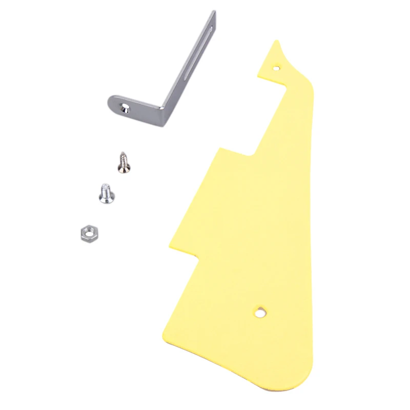 

1 Set Ply LP Guitar Pickguard Scratch Plate with Gold Bracket Fits for Epiphone Les Paul High Quality
