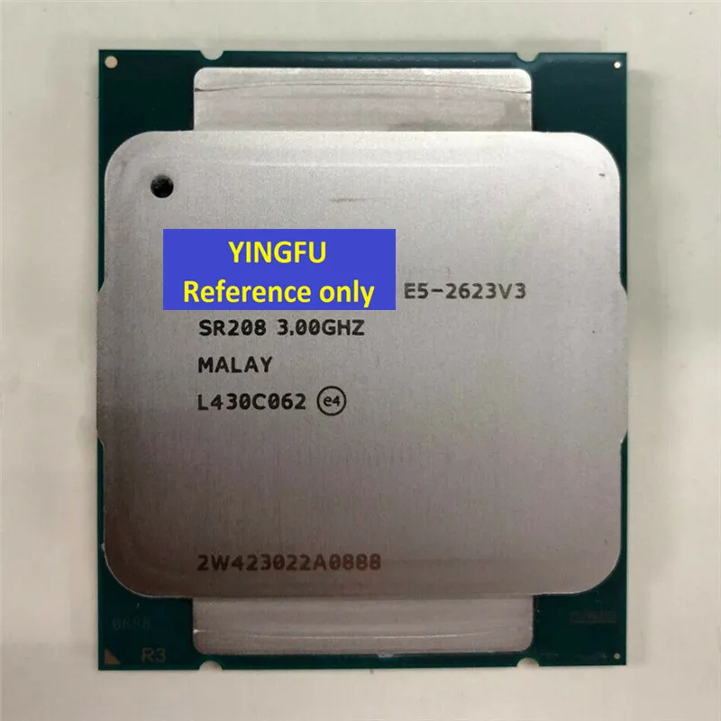 

CPU E5-2623V3 SR208 LGA2011-3 CPU Processor 3GHz 4-Core 10M 105W E5 2623 V3 e5-2623V3 Tested 100% working