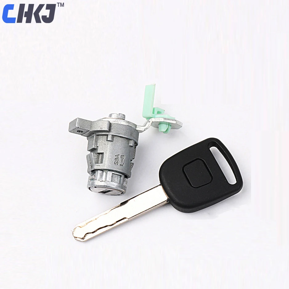 

CHKJ Car Left Driver Side Door Lock Ignition Cylinder Key Aftermarket For Honda CR-V Element 2002 2003 2004 2005 2006 2007 2008