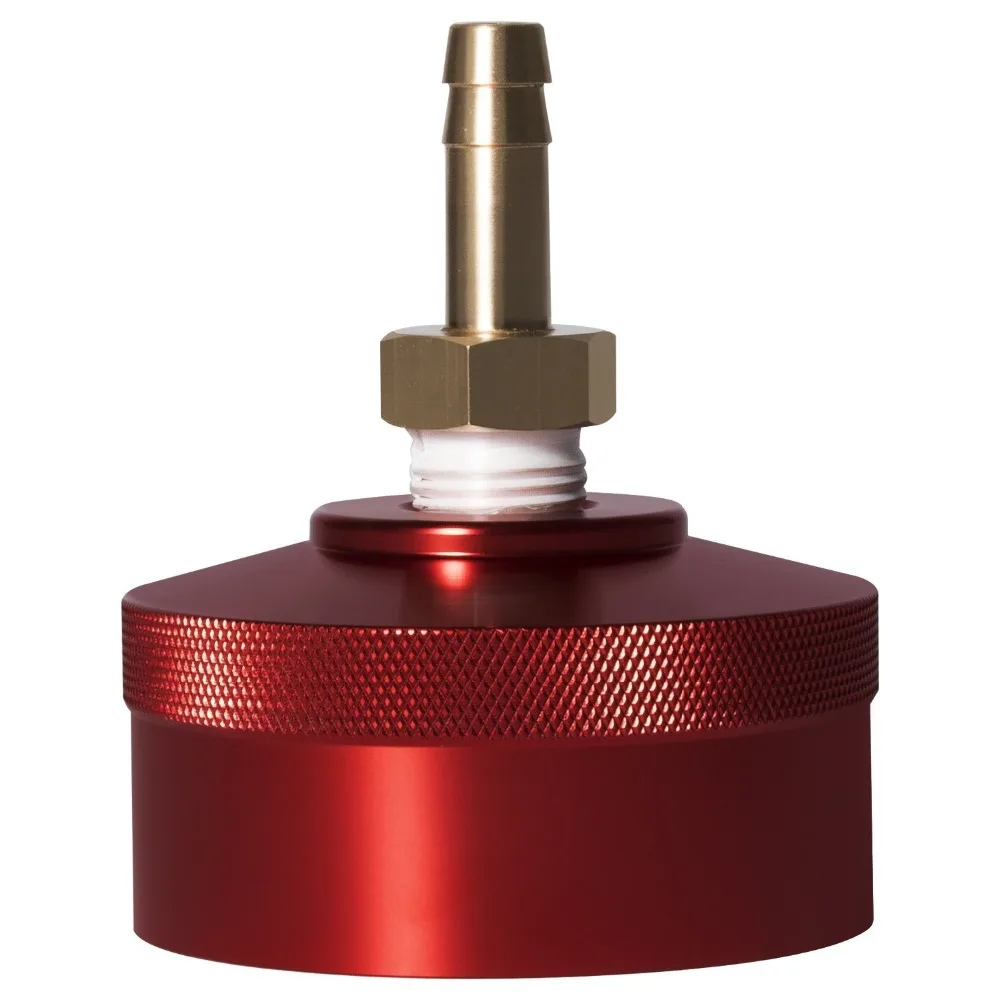 Chuang Qian Accessories Aluminum Red Extended Run Gas Cap Adapter w