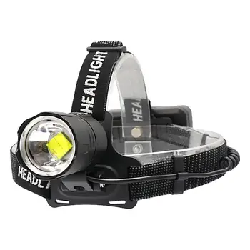 

New Zoomable 3 Modes LED Headlamp With Rechargeable Batteries USB Rechargeable Headlight For Outdoor Activities