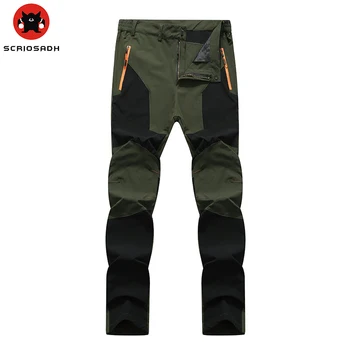 

Men Anti-UV Outdoor Camping & Hiking Windproof Waterproof Pantalon Skiing Quick-drying Pants Men Mountain Treking Pants