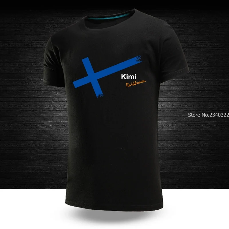 

New summer Driver Kimi Raikkonen of Finland Iceman KIMI Raikkonen T-shirt men and women work short sleeve T shirt