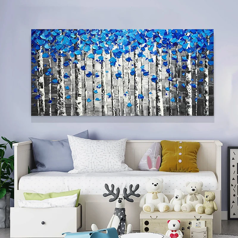 Günstige Große 3D leinwand malerei in die wohnzimmer schlafzimmer restaurant interior dekoration bild wand kunst handgemalte ölgemälde