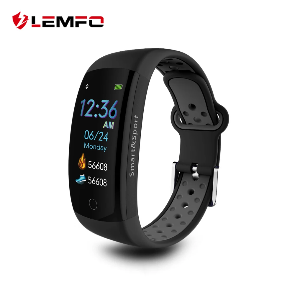 LEMFO 0 96 дюймов 3D цветной ЖК экран профессиональный спортивный смарт браслет IP68