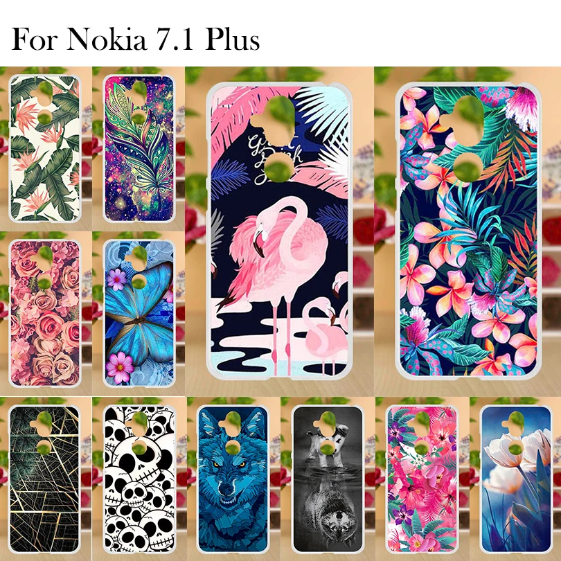 

Phone Case for Nokia 7.1 Plus Case Nokia 7.1 Plus Cover Silicone 6.184 TPU Soft Back Cover For Nokia 8.1 Case Bumper Shell