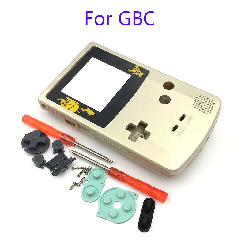 For GBC Limited Edition Shell Replacement For Gameboy Color GBC game console full housing