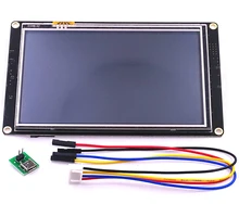 NX8048K050 Nextion 5.0 zwiększona HMI inteligentny inteligentny USART szeregowy UART dotykowy moduł TFT LCD Panel wyświetlacza dla Raspberry Pi zestaw