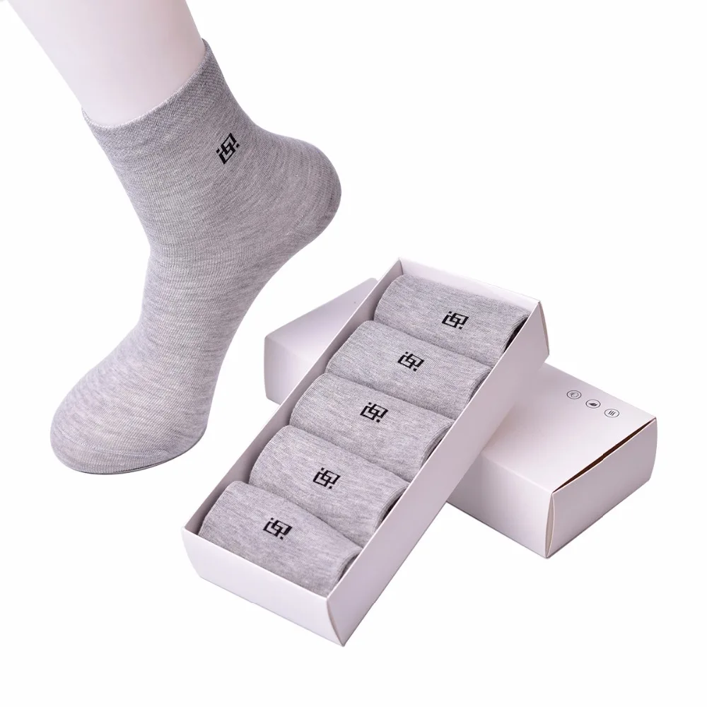 5 Pairs/Lot Casual Business men socks pure color cotton calcetines hombre wedding socks Classical skarpety for men gift