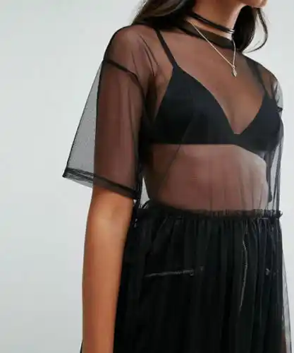 tulle smock dress