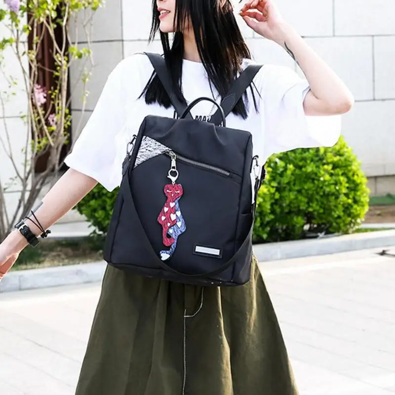 Модный женский нейлоновый рюкзак с защитой от воровства, вместительный рюкзак для девочек-подростков, Школьный Рюкзак Для Путешествий