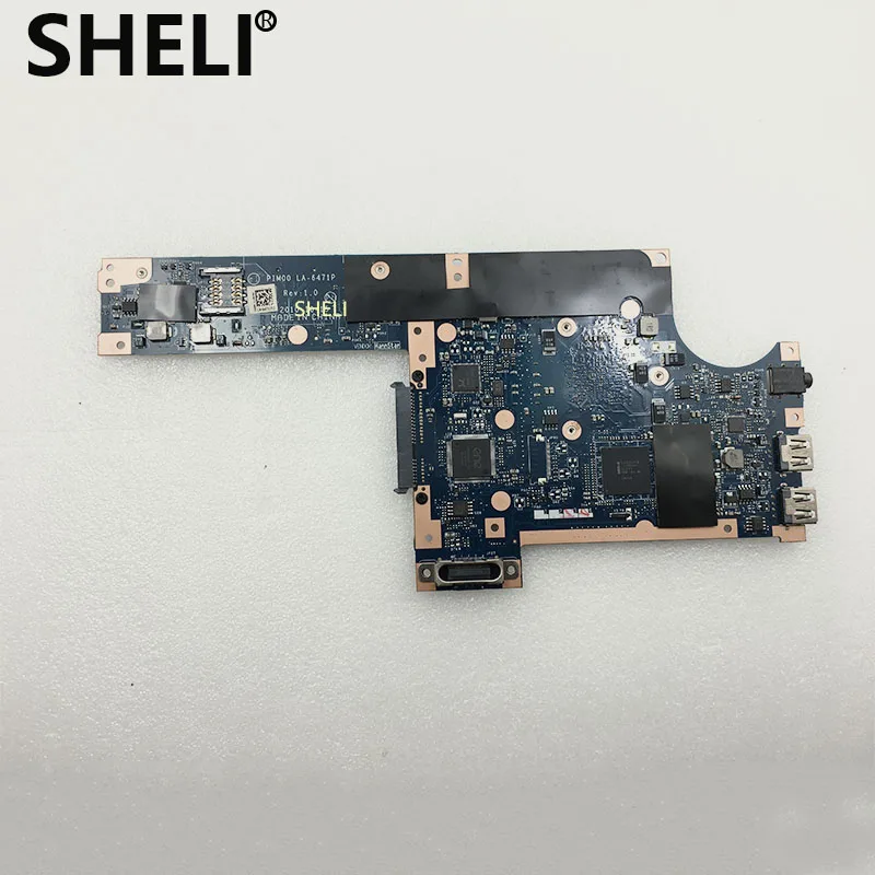 SHELI для DELL 1090 материнская плата с процессором N570 LA-6471P CN-0566G7 566G7