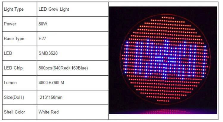 Полный спектр светодиодный светать 10 W 20 W 40 W 50 W 80 W светодиодный красный + синий лампы для Крытая Гидропоника садовые растения освещение