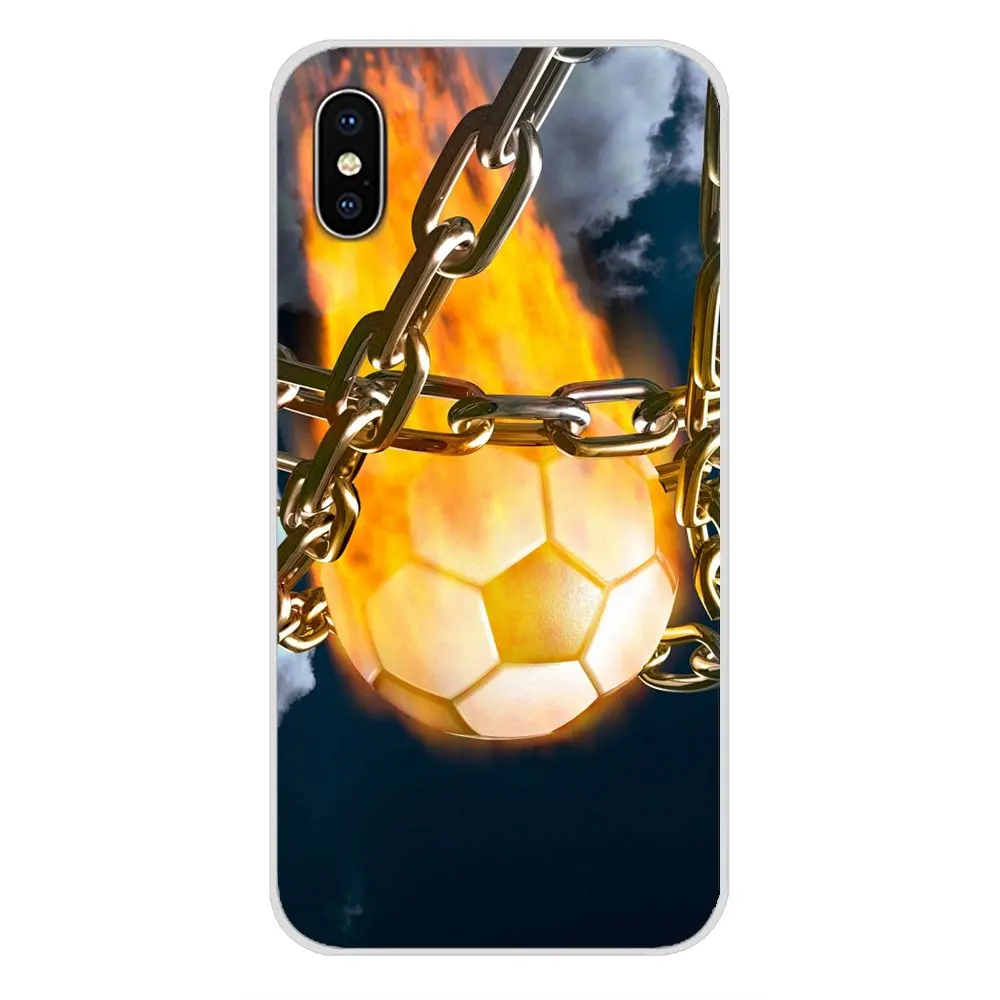 Футбольный мяч Fire Football для Xiaomi Redmi Note 6A MI8 Pro S2 A2 Lite Se MIx 1 Max 2 3 Oneplus 6T Чехлы мобильных