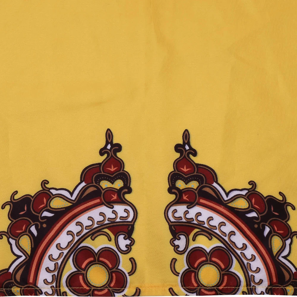 Юбка с Африканским принтом летний традиционный Африканский женский богемные длинные юбки вечерние макси юбки большие размеры Желтые красные юбки XL