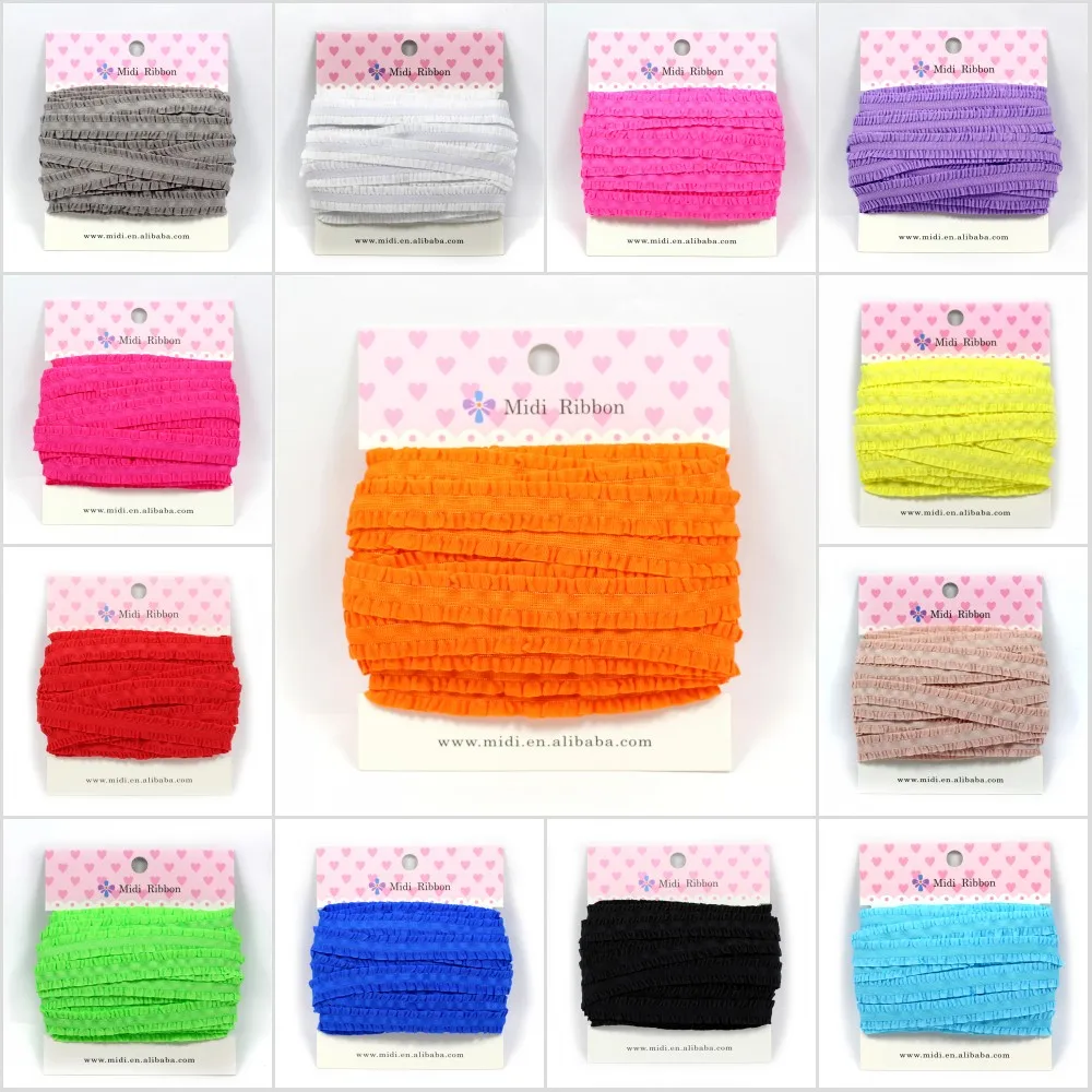 10 Yards Lingerie Straps Elastic Ribbon 1/2" 13mm Fungus Elastic Ribbon