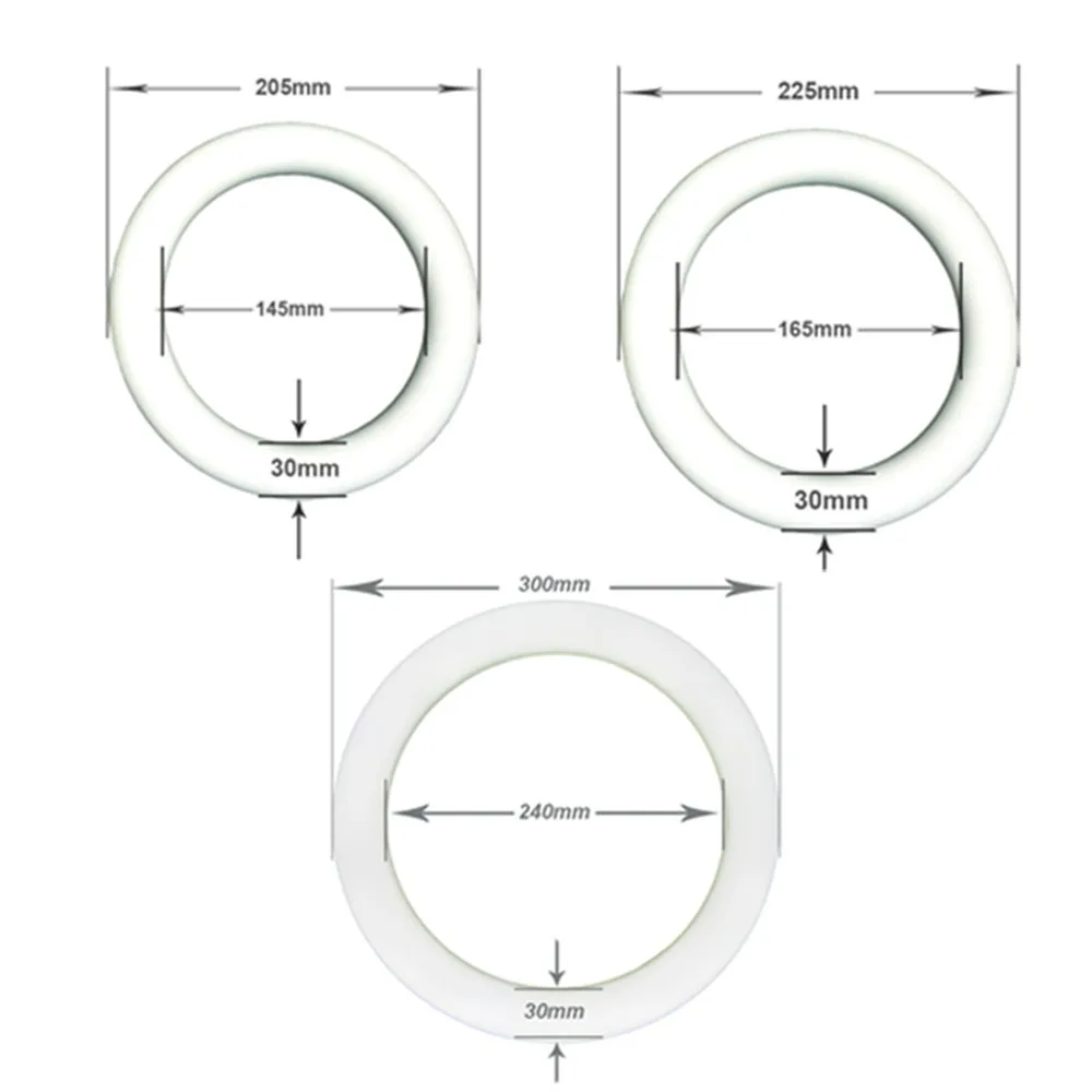 Круглая Светодиодная лампа 4000K 4500K 11 Вт 12 18 205 мм 225 300 для дома Ofiice|led circle light|circle lightled