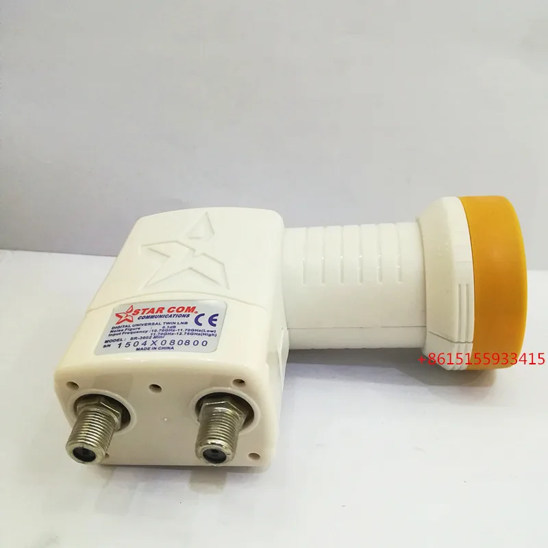 

Twin output ku band lnbf super high gain two output lnb ku band