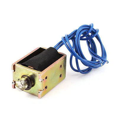 

24V 0.68A Open Frame Push Solenoid Electromagnet Actuator 3mm 600g