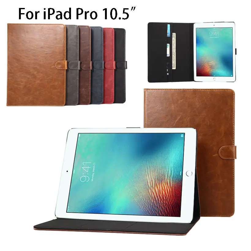 Luxury business PU Leather Case for Apple iPad Pro 10.5"A1701 Smart