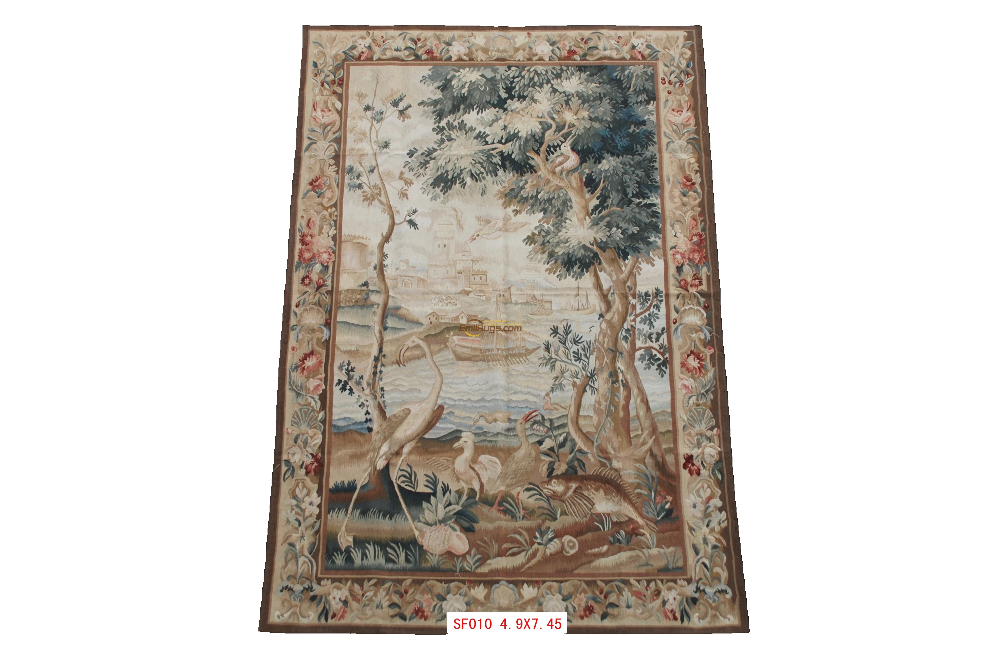 Tapestry Of Rectangular Shape European Tapestry Vintage Tapestry