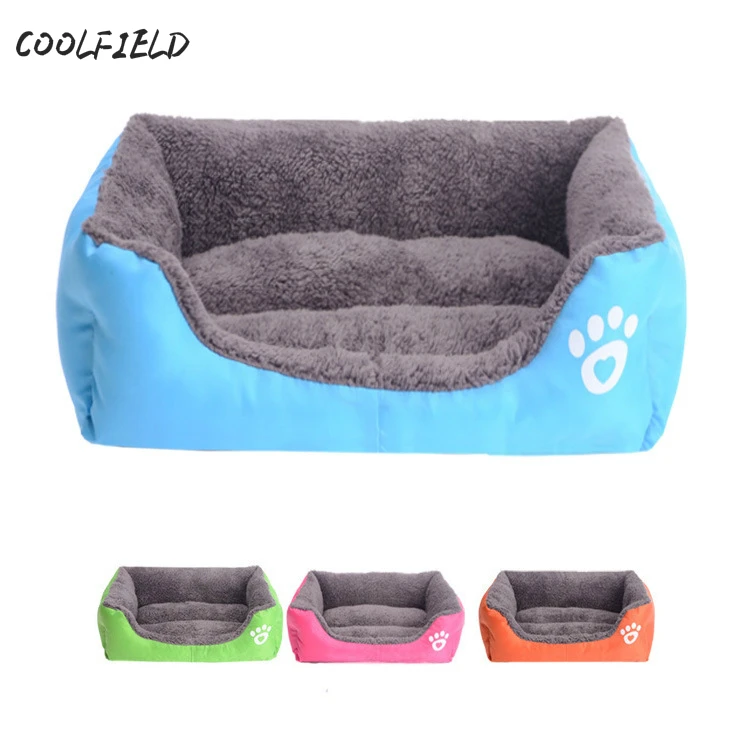

2017 Warm Pet bed for Dog Cat House Soft Pet Nest Candy Color Puppy Dog Beds for Fall and Winter camas de perros Free Shipping