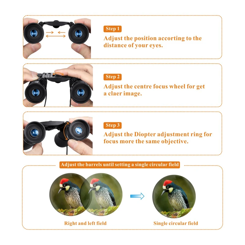 Kids Binoculars Concerts 10x25 Light Weight Binocolo Portable Outdoor Toy For Children BNISE